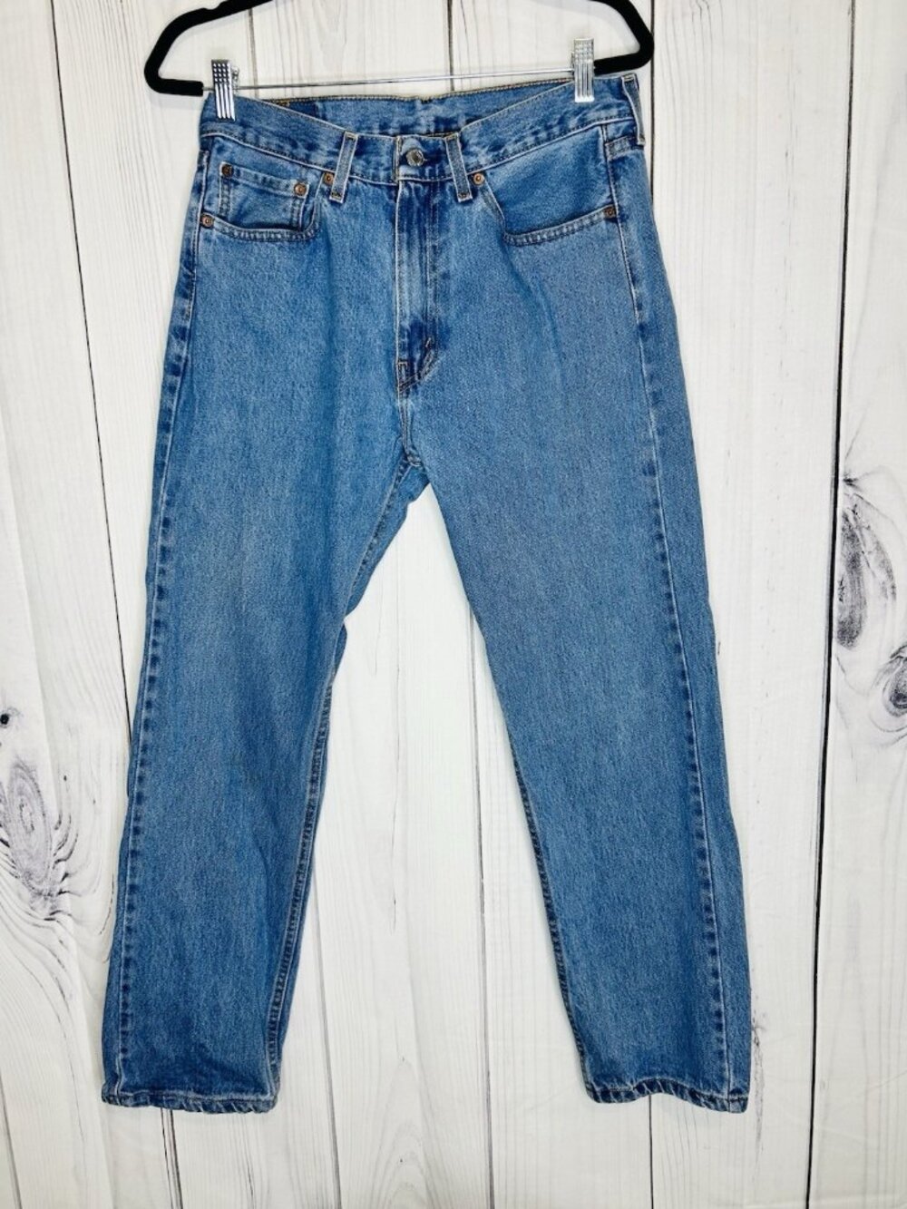 Levi's 505 Jeans 32x30 Regular Fit Straight Blue Denim 505-4891 Mexico
